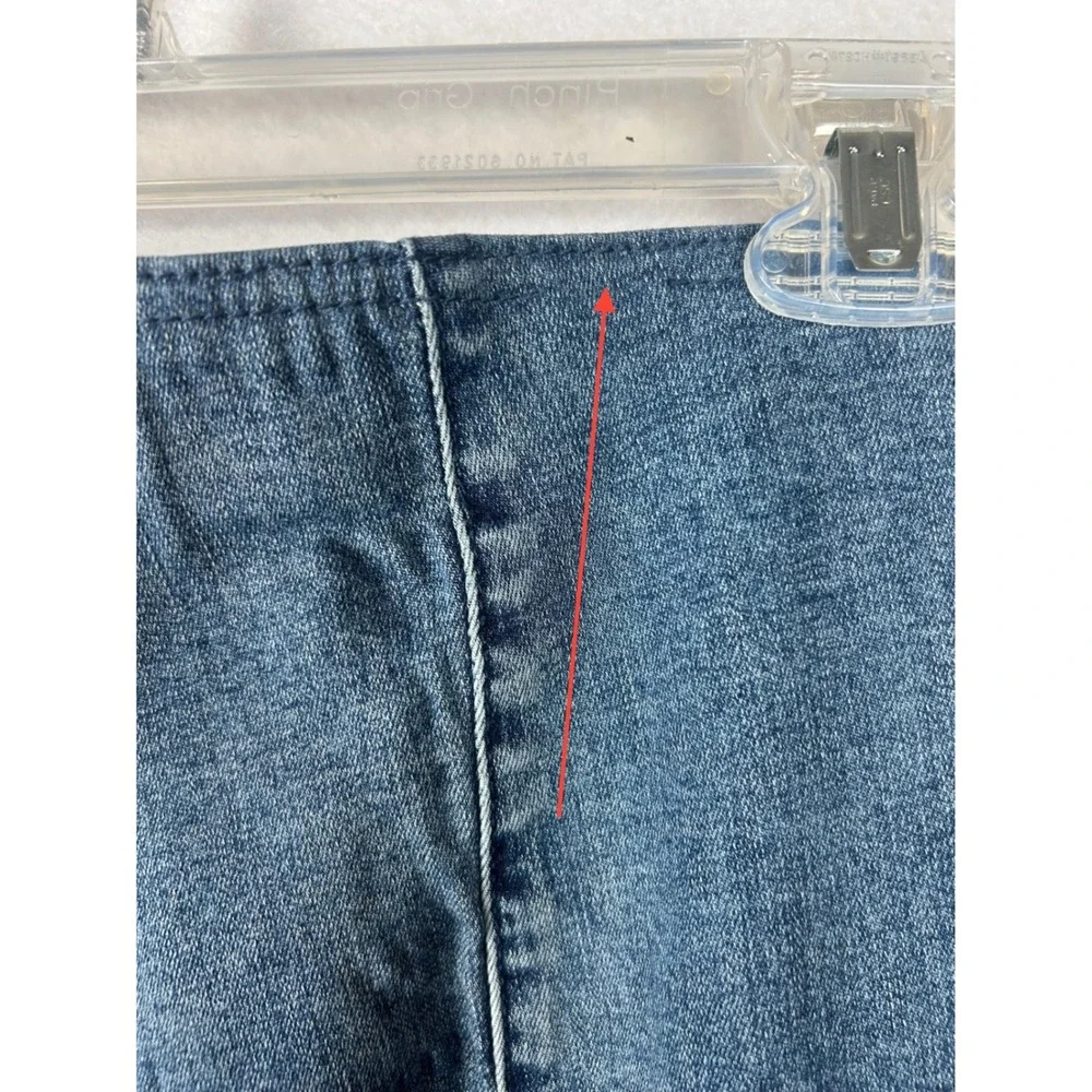 We The Free Flare Jeans Women‎ 27 Blue High Rise Pull On Pants Flare leg